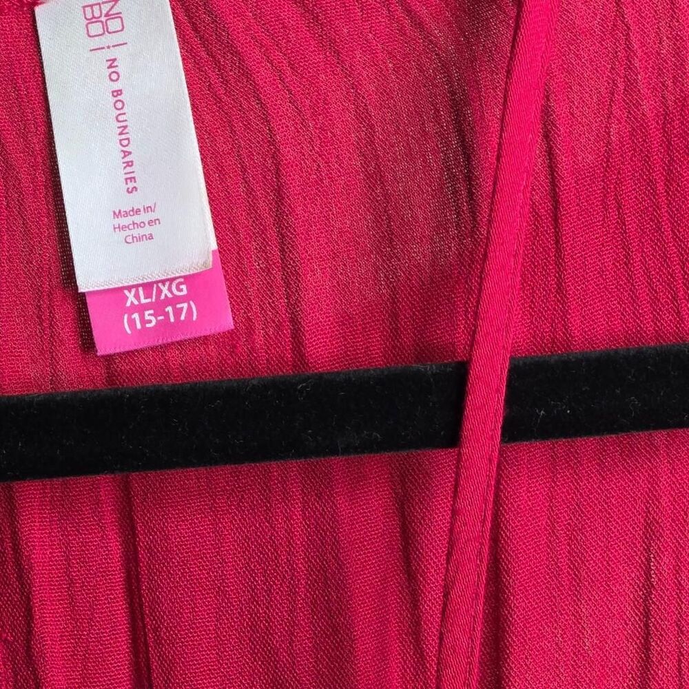 No-boundaries Women's Red and Pink Dress - Picture 3 of 3